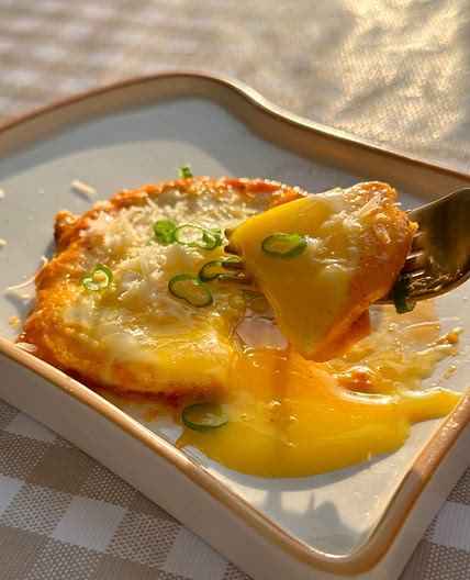 Gochujang Cream Fried Eggs