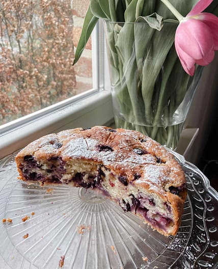 Blueberry lemon cake 