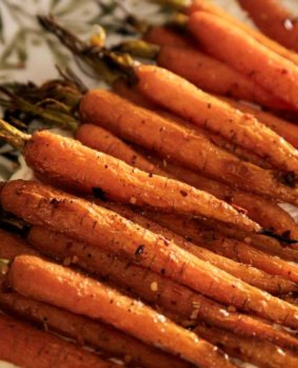 Roasted Carrots with maple and whipped feta