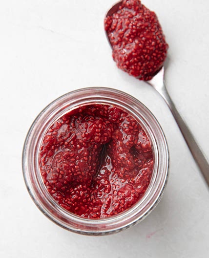 Quick & Healthy Raspberry Chia Jam