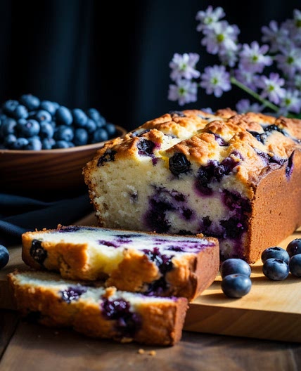 Quick and Easy Blueberry Bread - Bursting with Berry Bliss!