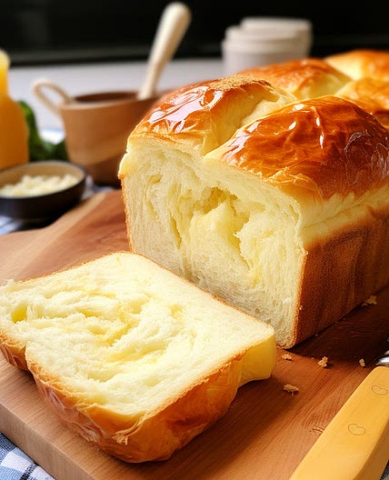Fluffy Condensed Milk Bread - A Sweet and Pillowy Delight!