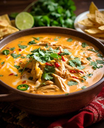 Creamy Chicken Enchilada Soup - A Bowlful of Southwest Comfort!