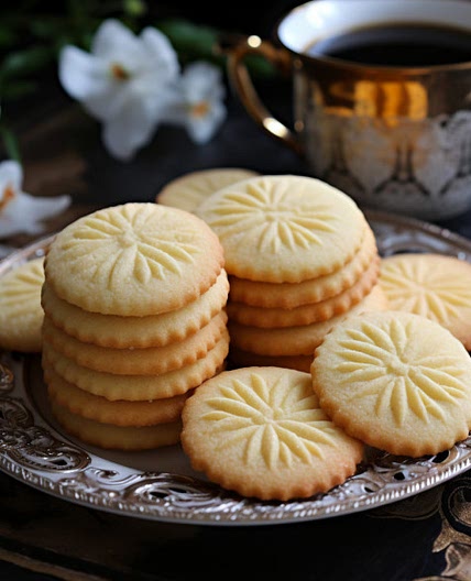 Vanilla Butter Cookies - A Melt-in-Your-Mouth Delight