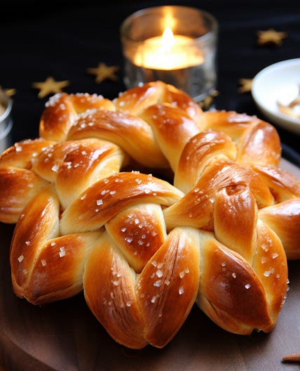 Christmas Star Twisted Bread - A Festive Delight That's as Beautiful as it is Delicious!