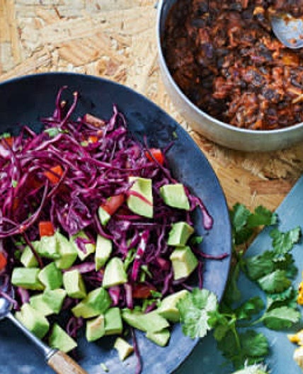 Mexican Black Bean Chilli Bowl