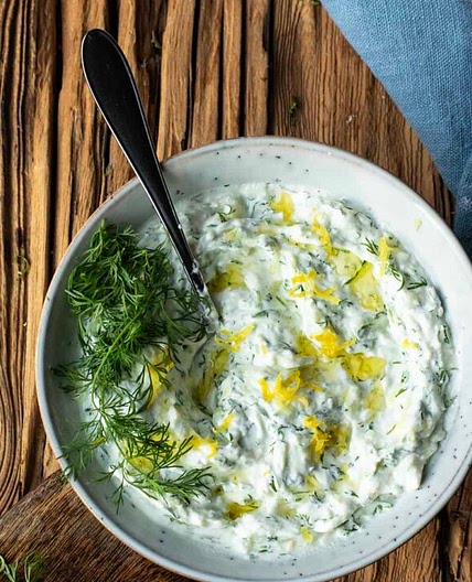 Tzatziki Sauce with Dill and Lemon