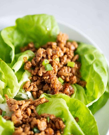 Asian Chicken Lettuce Wraps 