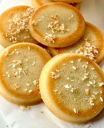Lime Coconut Rice Cakes - Gluten-free 