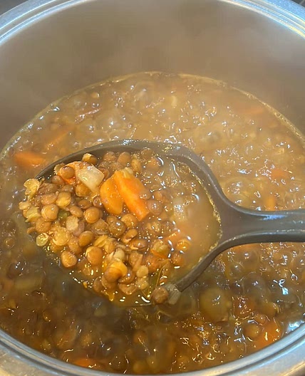 Colombian Lentil Soup