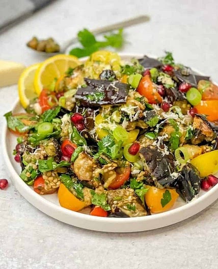 Roasted Eggplant Salad