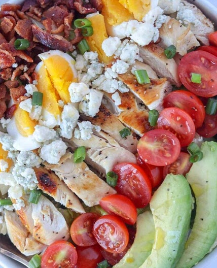 The BEST Keto Cobb Salad Recipe