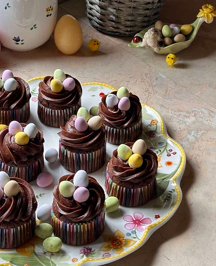 Chocolate cupcakes 🐣