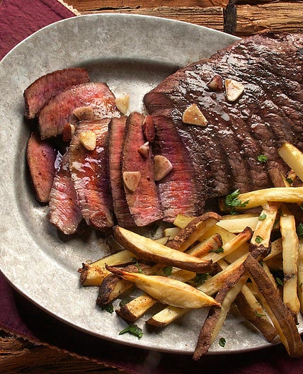 Posh Steak & Chips