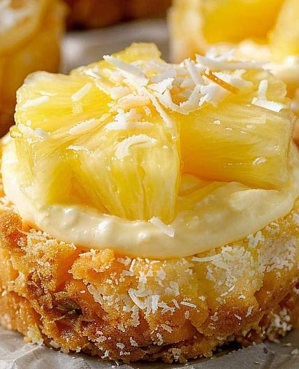 Pineapple Coconut Tartlet