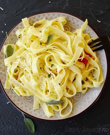 Quick sage pasta recipe
