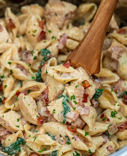 Instant Pot Chicken Bacon Ranch Pasta