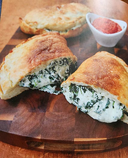 Kale and Cheese Calzone - Air Fry Everything
