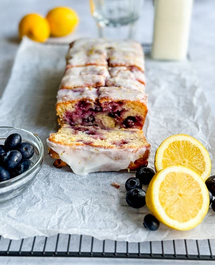 82 Calorie Blueberry Lemon Loaf