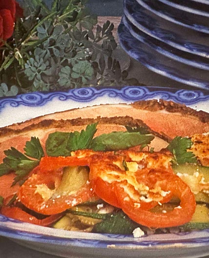 COURGETTE AND TOMATO GRATIN