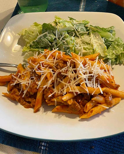 Banza Italian Sausage Pasta (no ingredients)