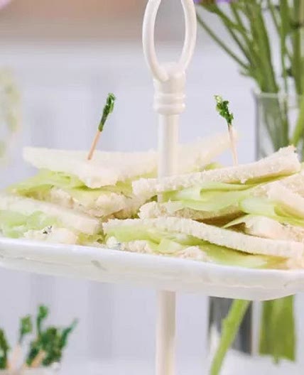 Cucumber tea sandwiches