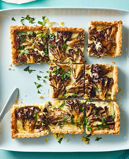 Roasted Mushroom-Goat Cheese Tart