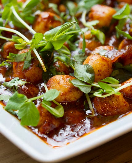 Scallops a la Diabla - Rick Bayless