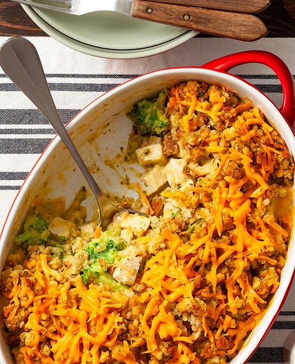 Contest-Winning Broccoli Chicken Casserole