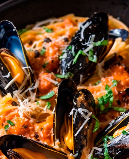 Pasta marinera picante