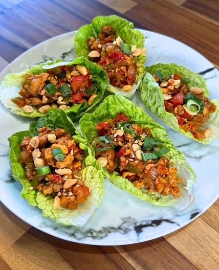 Asian Lettuce Wraps (Yuk Sung)