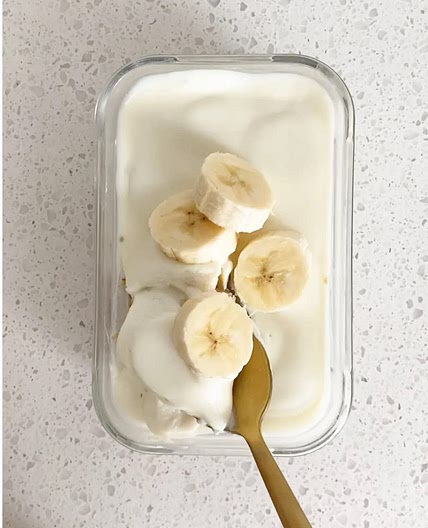 Banana cream pie overnight oats