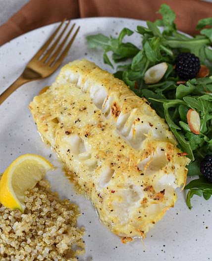 Shredded Parmesan Crusted Cod