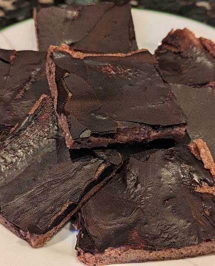 Carob Pecan Butter Bars