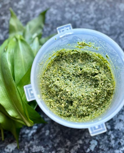 Vegan Wild Garlic Pesto