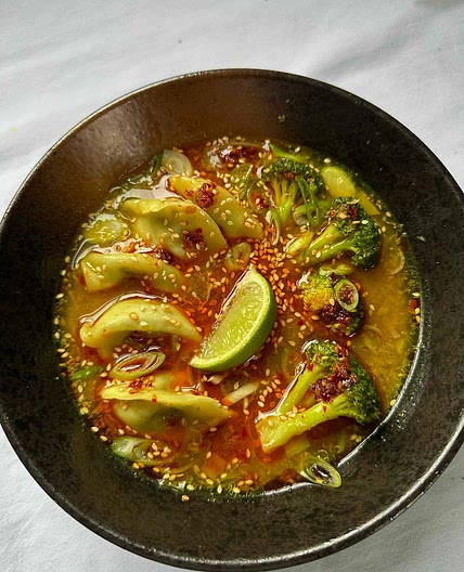 DUMPLING NOODLE SOUP 