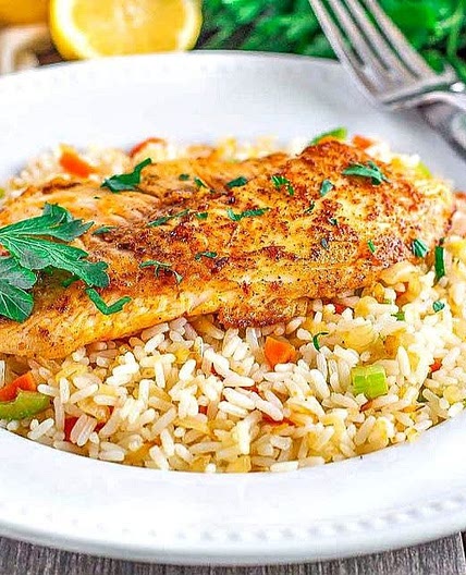 Coconut Fish & Rice