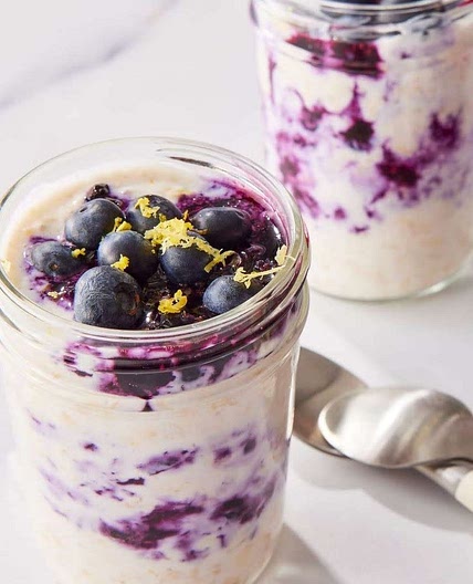 Lemon & Blueberry Overnight Oats