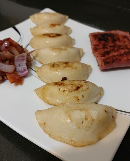 Perogies & Farmer Sausage