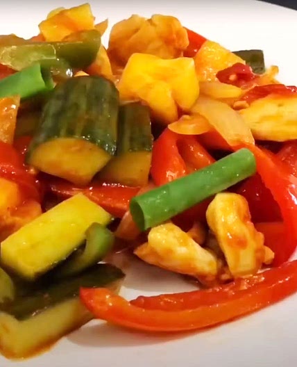 Sweet & Sour Stir Fried Chicken