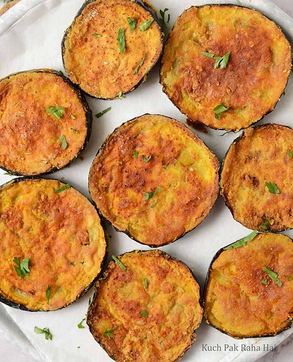 Air fryer aubergine 