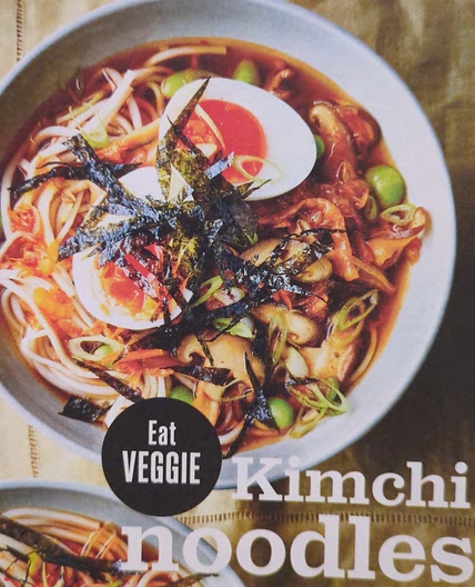 Kimchi noodles