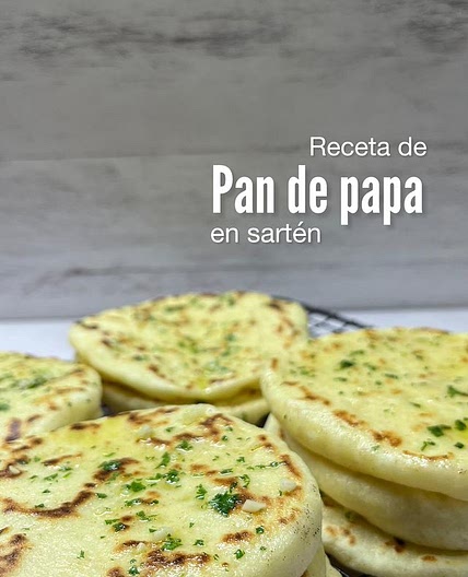 PAN DE PAPA en sartén