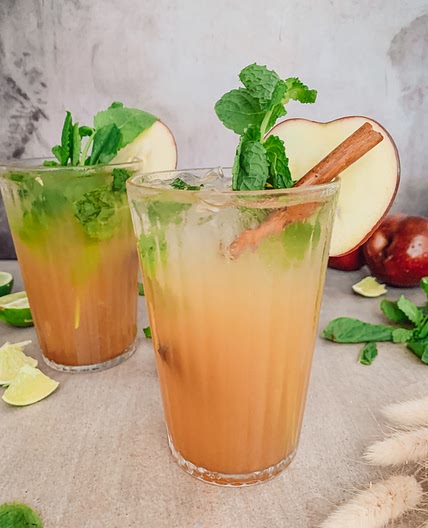 Apple cider mojitos