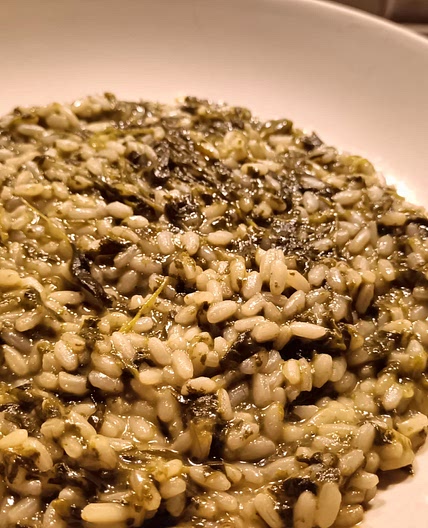 Risotto agli spinaci