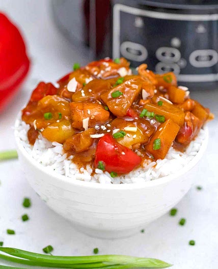 Slow Cooker Hawaiian Chicken
