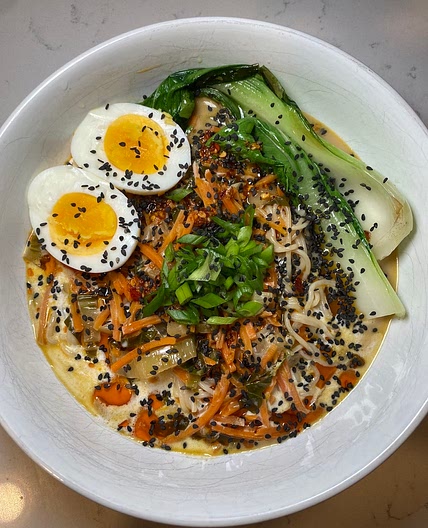 Spicy Curry Ramen Bowl