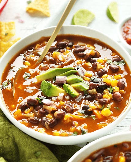 Chipotle Black Bean Tortilla Soup