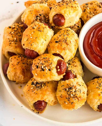 Puff Pastry Pigs in a Blanket