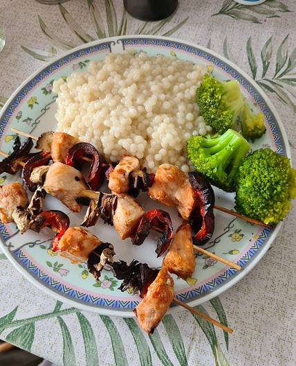 Couscous and Chicken Skewers